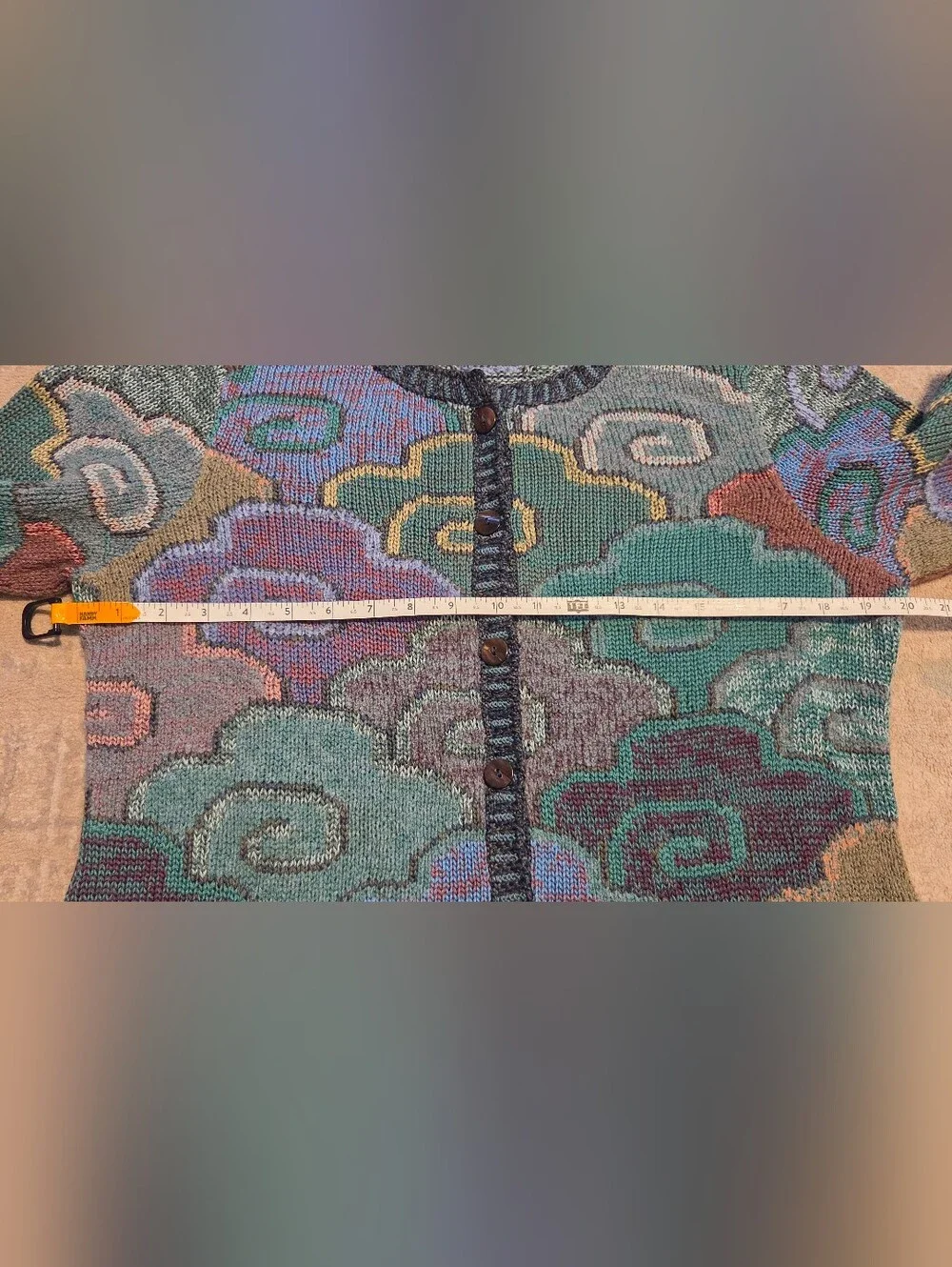 Peruvian Connection Kaffe Fassett Abiquiu Cardigan. Size L. Like New
